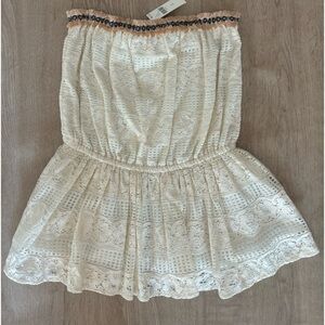 Anthropologie lace halter top. NWT. Size XS.